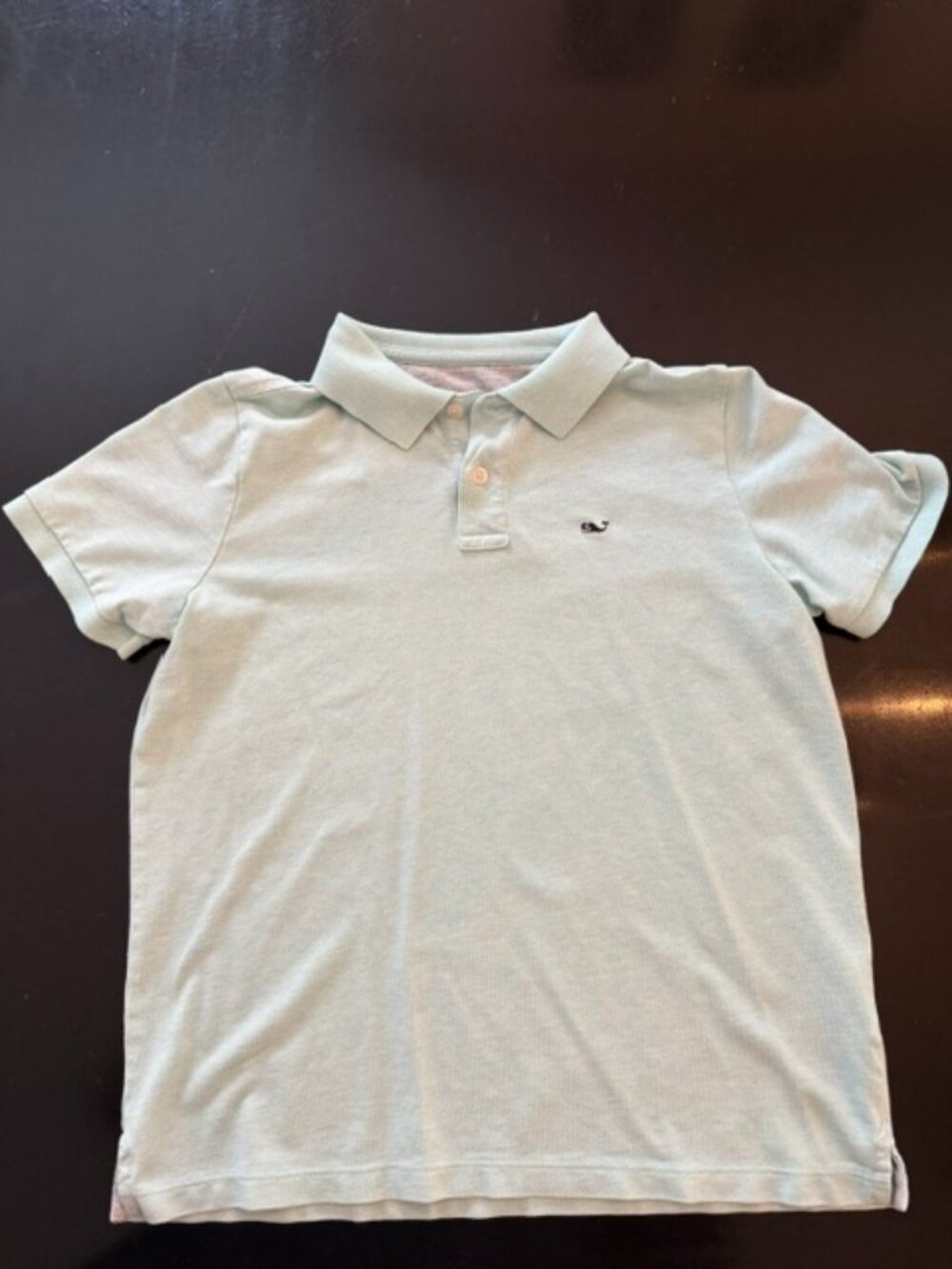 Vineyard Vines Edgartown Polo Men’s M Light Blue Pima Cotton Blend